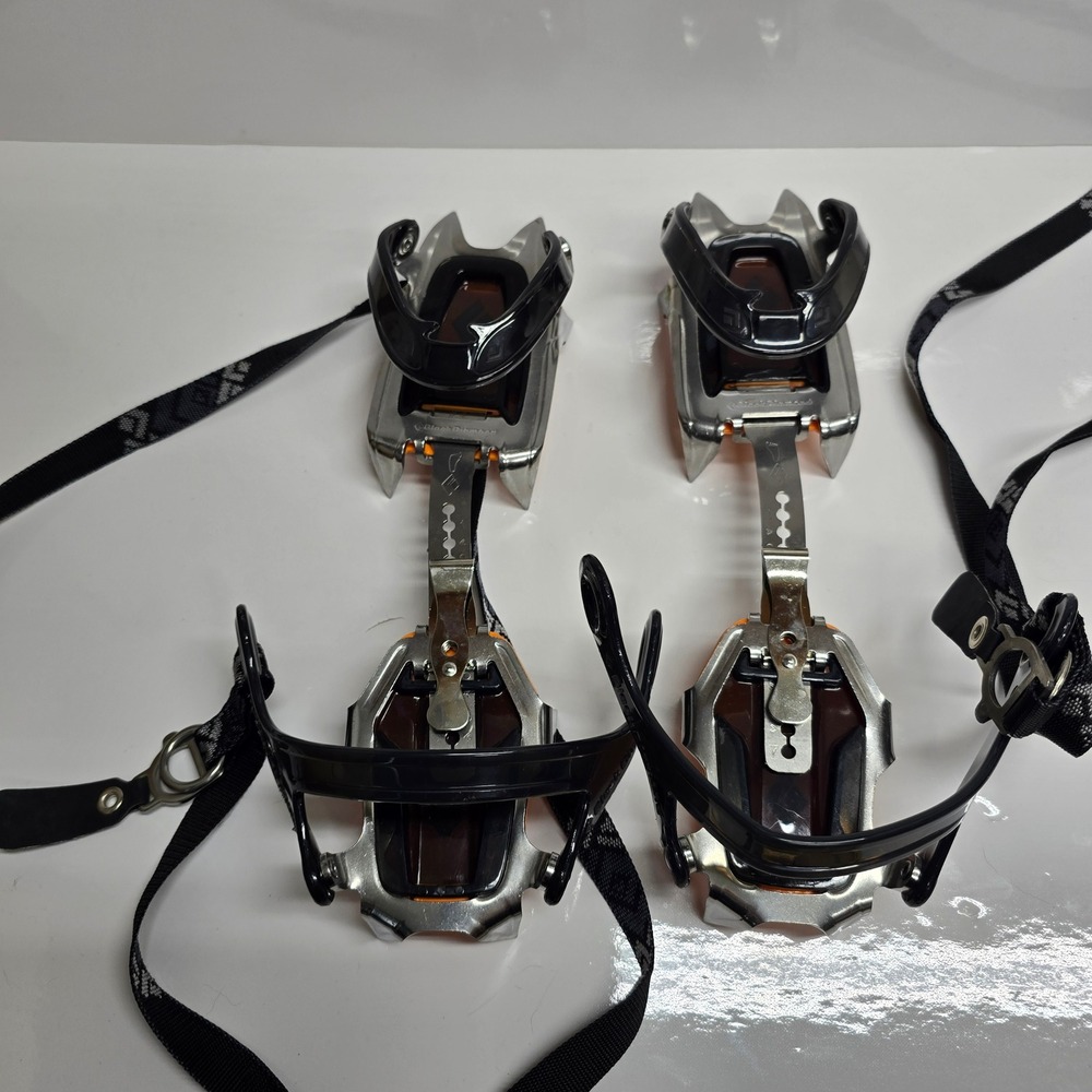 Black Diamond Contact Strap Crampons Silver Stainless Steel 10-Point